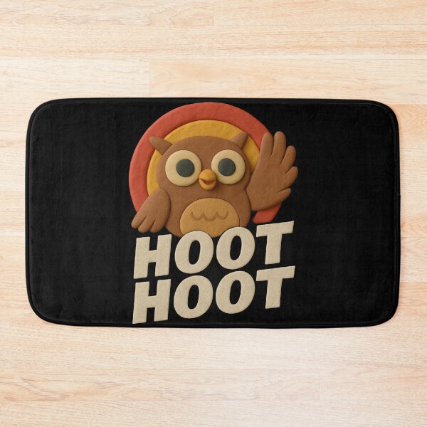 Item preview, Cute Hoot Hoot Clay Owl Art – Whimsical Animal Design designed and sold by AnTartstudios.