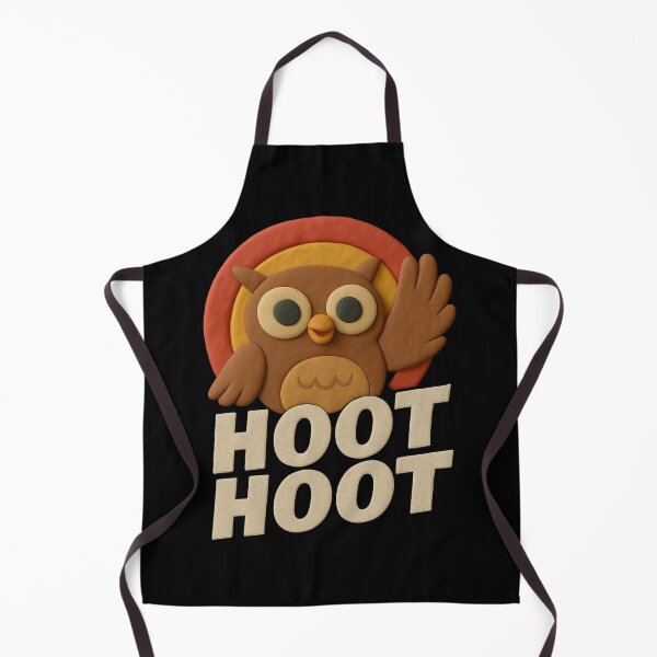 Item preview, Cute Hoot Hoot Clay Owl Art – Whimsical Animal Design designed and sold by AnTartstudios.