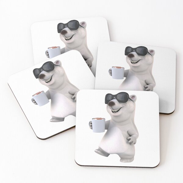 Item preview, 3D Cute Polar Bear Holding Hot Chocolate Mug – Winter Animal Design designed and sold by PrintCreations9.