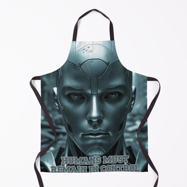 Item preview, Humans Must Remain in Control – Apocalyptic AI Domination designed and sold by smitke.