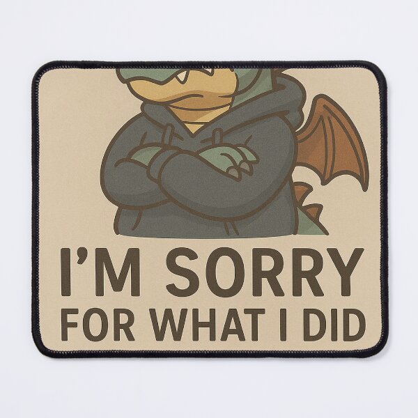 Item preview, I'm sorry - dysregulated dragon designed and sold by Eileen-Rossall.