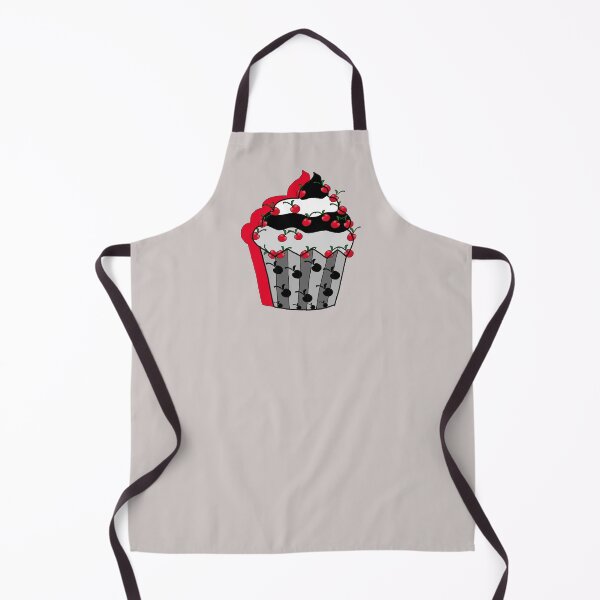 Item preview, Red and Black Cherry Cupcake designed and sold by LenKa25.