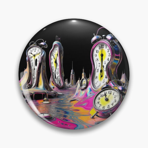 Item preview, Time Slips – Surreal Melting Clocks Dreamscape designed and sold by JaroPrints.