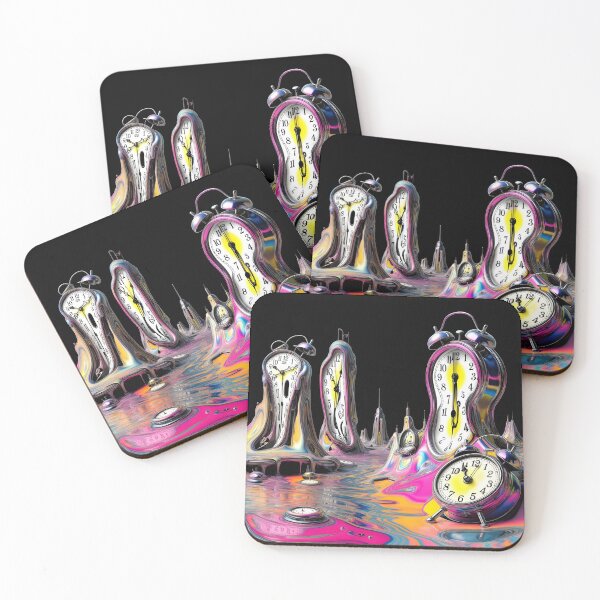 Item preview, Time Slips – Surreal Melting Clocks Dreamscape designed and sold by JaroPrints.