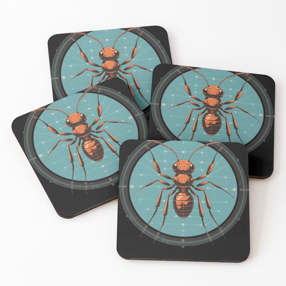 Item preview, Coasters (Set of 4) designed and sold by DyruShop.