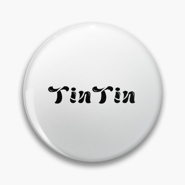 Item preview, Tin Tin Glossy Black Aesthetic Typography Design designed and sold by Meawmeow.