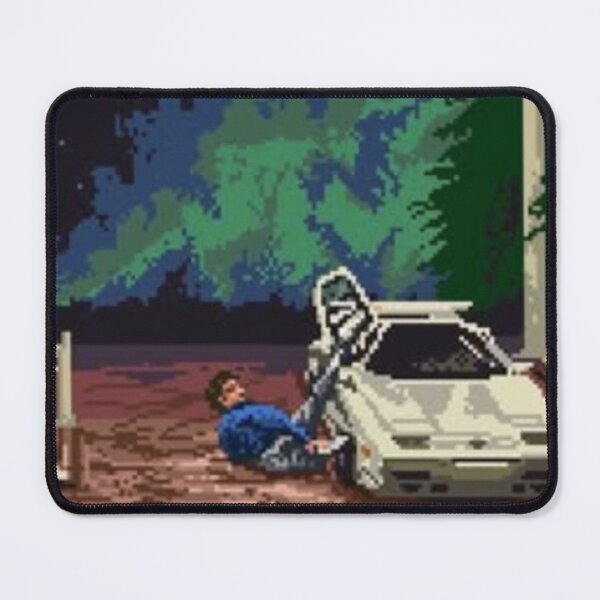 Item preview, Cool Pixel Art a Night Scene with a Car designed and sold by darkskinbender.