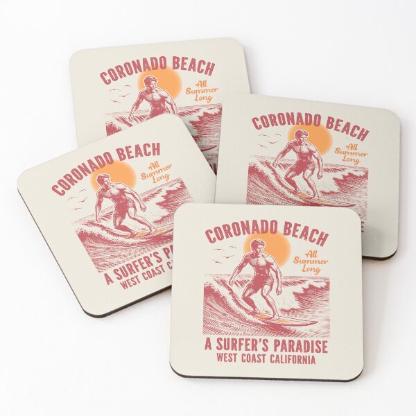 Item preview, Coronado Beach Surfers Paradise San Diego County California designed and sold by eclecTEEq.