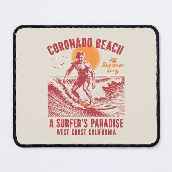 Item preview, Coronado Beach Surfers Paradise San Diego County California designed and sold by eclecTEEq.