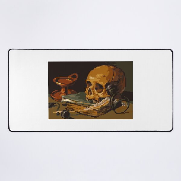 Item preview, Retro Pixel Skull Art designed and sold by darkskinbender.