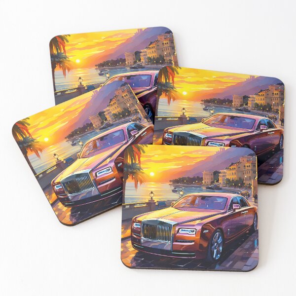 Item preview, Luxury Car Shines on Lakefront Promenade designed and sold by RevUpDesign.