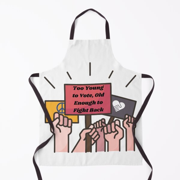 Item preview, Too Young to Vote Protest Design Youth Activism Art designed and sold by FreedomAndLove.