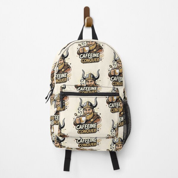 Item preview, Caffeine and Conquer – Viking Coffee Warrior Design designed and sold by Design Delinquent.