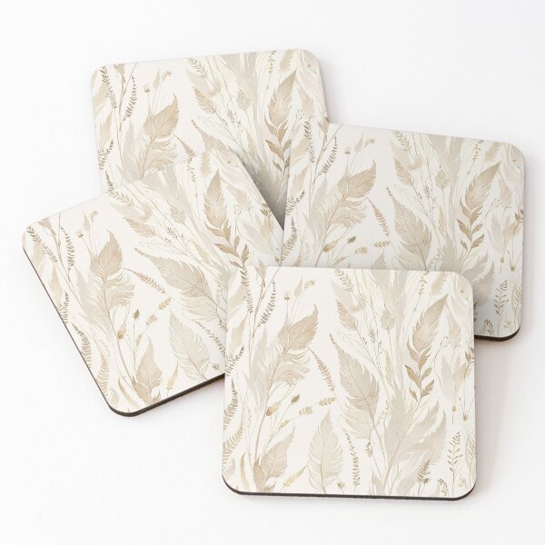 Item preview, Delicate Beige Leaves and Foliage designed and sold by CoolPixels.