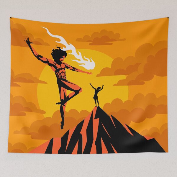 Item preview, prometheus giving fire to humanity designed and sold by matintheworld ( delcarmat ).