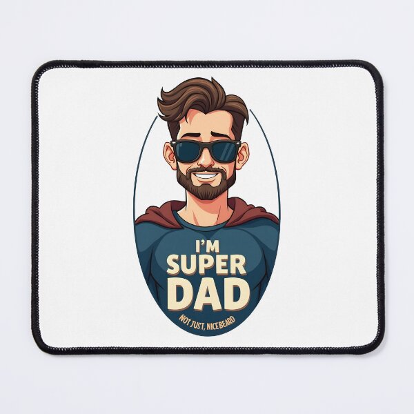 Item preview, Superdad not just a nice beard 01 designed and sold by Museum Of Non-Existing Art.