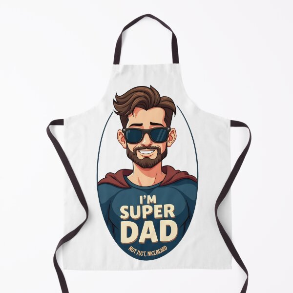 Item preview, Superdad not just a nice beard 01 designed and sold by Museum Of Non-Existing Art.