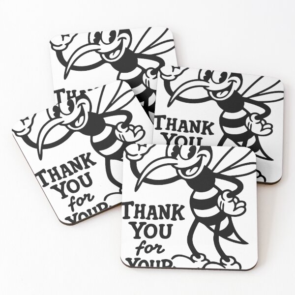 Item preview, Thank You for Your Donation – Funny Mosquito Cartoon Design designed and sold by Kathryn Creates.