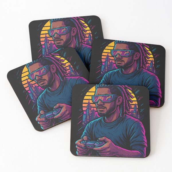 Item preview, cyberpunk boy playing a game on a pad designed and sold by MoReNdA83.