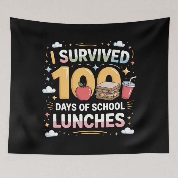 Item preview, 100 Days Of Lunch Woman School Cafeteria Worker Lunch Lady designed and sold by Sea4Adventures.