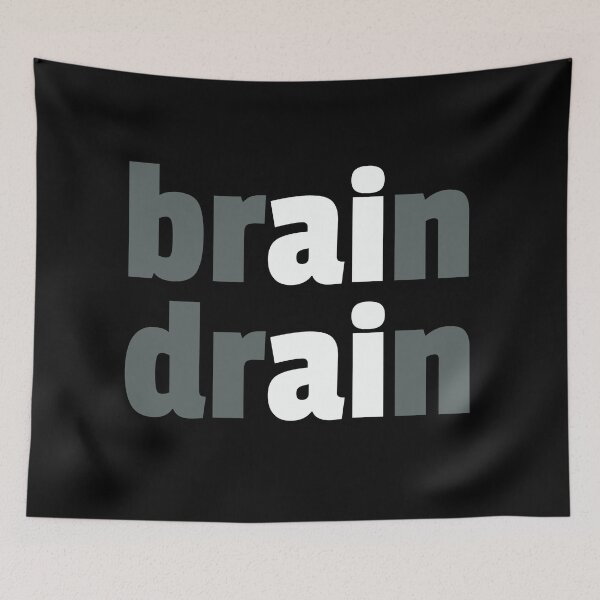 Item preview, Brain drain - say no to a.i designed and sold by Bunchable.