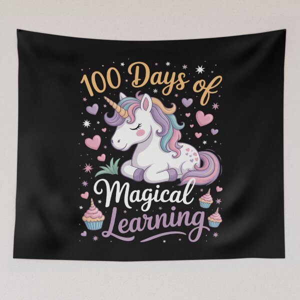 Item preview, 100 Days Of Magical Learning Unicorn 100th Day School Girls designed and sold by Sea4Adventures.
