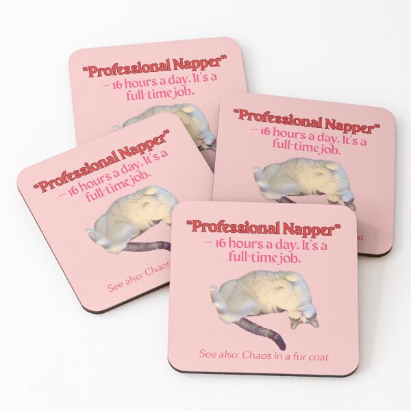 Item preview, Funny Cat Professional Napper designed and sold by HappyHavenStu.