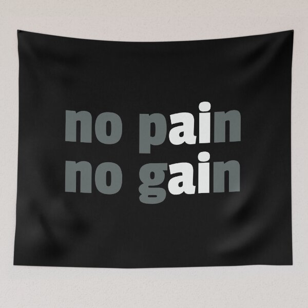 Item preview, No pain, no gain - say no to a.i designed and sold by Bunchable.