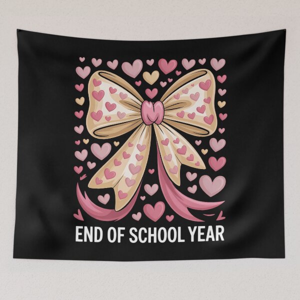 Item preview, 100 Days of School Coquette Bow Hearts 100th Day of School designed and sold by Sea4Adventures.