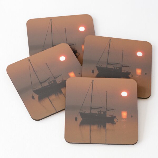 Item preview, Winter Sunrise & Fishing Boat designed and sold by wiggyofipswich.