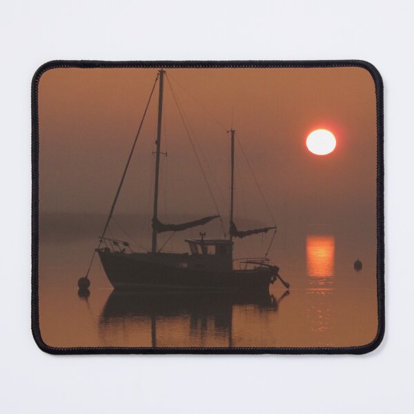 Item preview, Winter Sunrise & Fishing Boat designed and sold by wiggyofipswich.