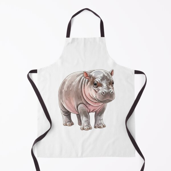 Item preview, Angry Hippo Cub Baby Hippo Moo Deng designed and sold by savecloth.
