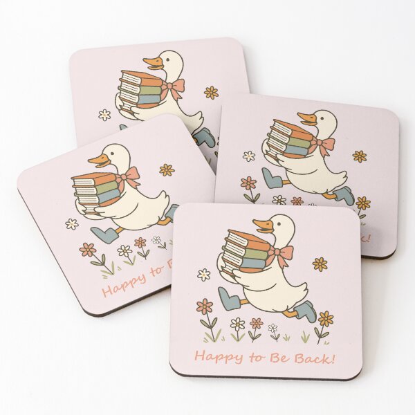 Item preview, Back to School Goose, First Day of School Duck & Books, Perfect for Teachers, Kids, Teens and Classroom Crew designed and sold by PuralunaCreations.