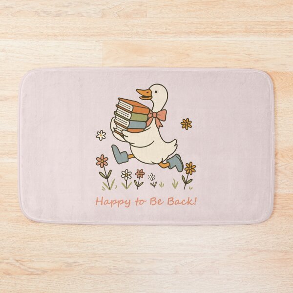 Item preview, Back to School Goose, First Day of School Duck & Books, Perfect for Teachers, Kids, Teens and Classroom Crew designed and sold by PuralunaCreations.