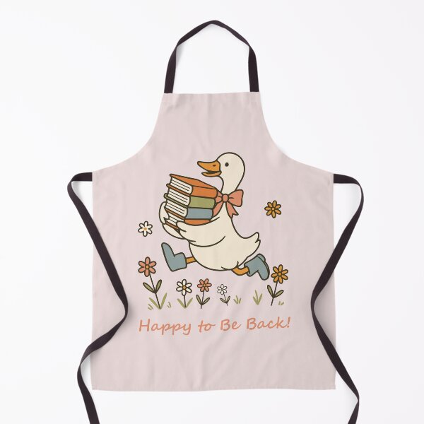Item preview, Back to School Goose, First Day of School Duck & Books, Perfect for Teachers, Kids, Teens and Classroom Crew designed and sold by PuralunaCreations.
