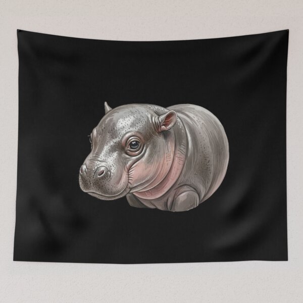 Item preview, Baby Hippo Moo Deng designed and sold by savecloth.
