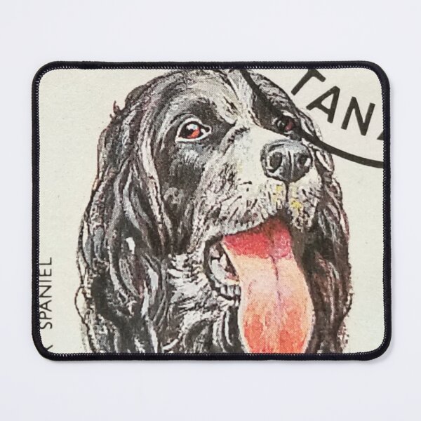 Item preview, Dogs ENGLISH SPRINGER SPANIEL vintage postage stamp Tanzania, 1994 designed and sold by BlareBlare.