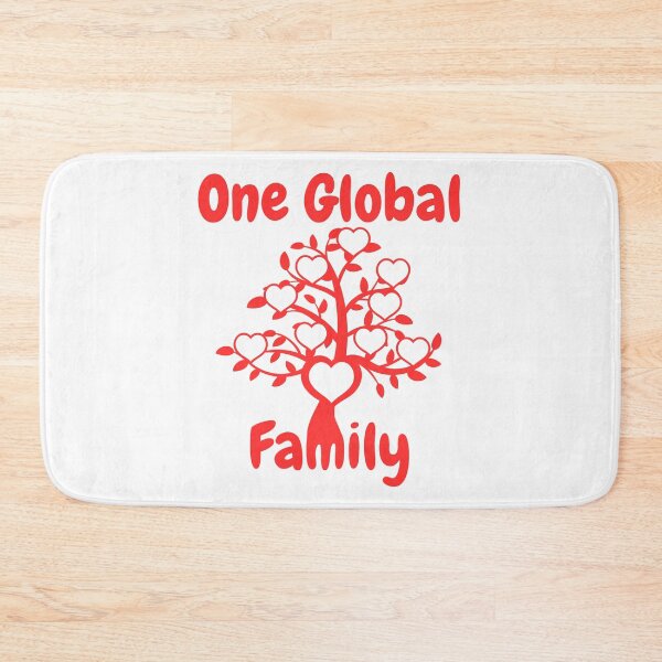 Item preview, One Global Family Unity Tree Heart Design designed and sold by FreedomAndLove.