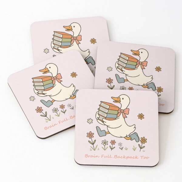 Item preview, Funny Back to School Goose, First Day of School Duck & Books, Perfect for Teachers, Kids, Teens and Classroom Crew designed and sold by PuralunaCreations.