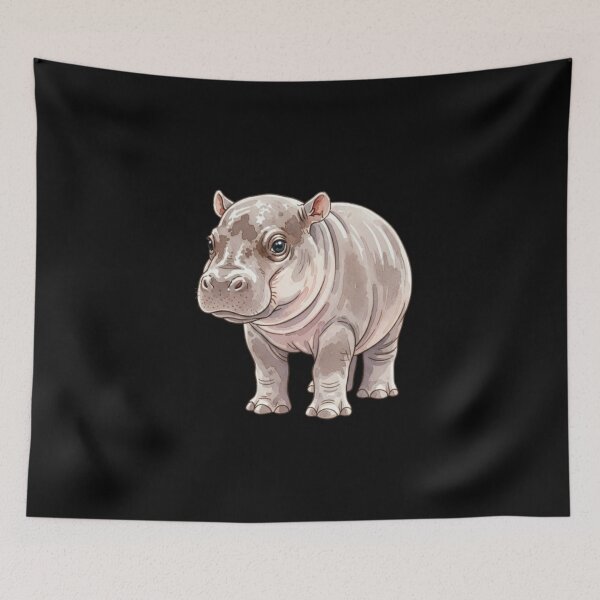 Item preview, Baby Hippo Moo Deng designed and sold by savecloth.