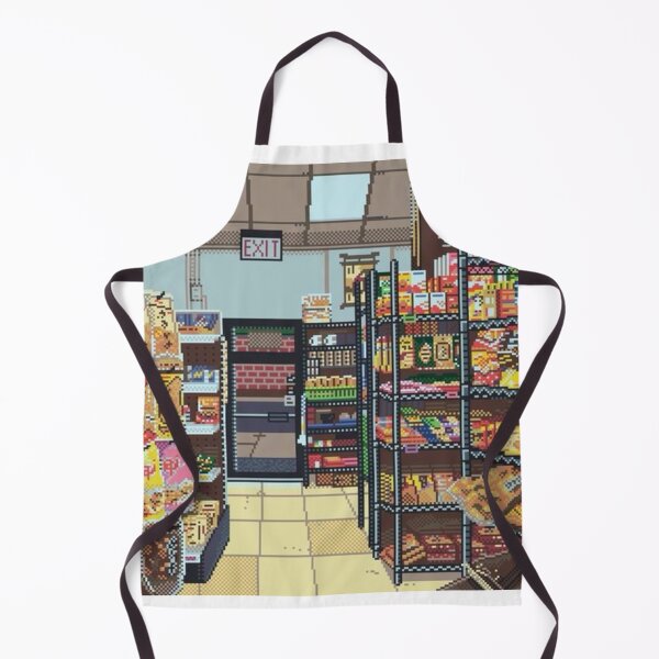 Item preview, Cool Pixel Art Convenience Store designed and sold by darkskinbender.