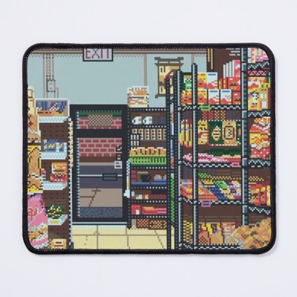 Item preview, Cool Pixel Art Convenience Store designed and sold by darkskinbender.