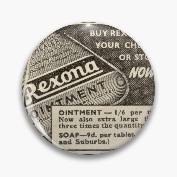 Item preview, 1939 Vintage Chemist Advert - Retro Ointment & Soap Poster - Old Medical Advertisement Art designed and sold by taspaul.
