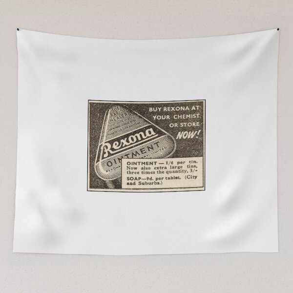 Item preview, 1939 Vintage Chemist Advert - Retro Ointment & Soap Poster - Old Medical Advertisement Art designed and sold by taspaul.