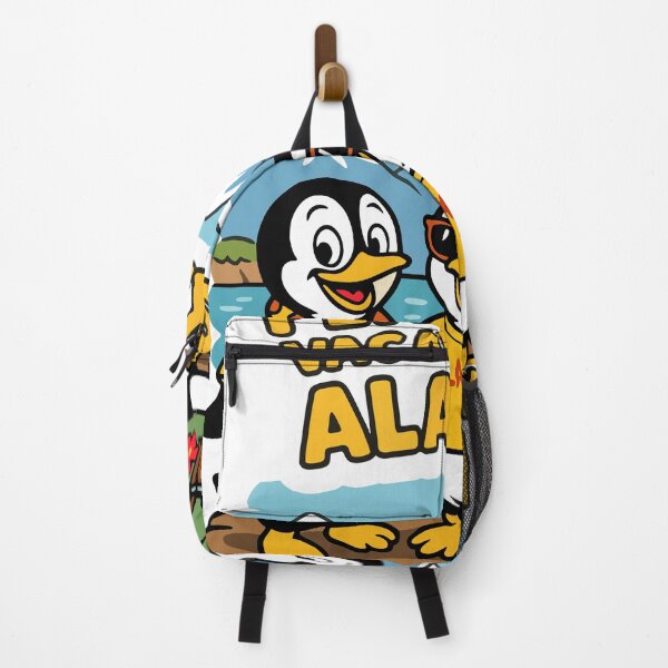 Item preview, Penguins Vacation in Alaska – Funny Travel Cartoon Design designed and sold by Kathryn Creates.