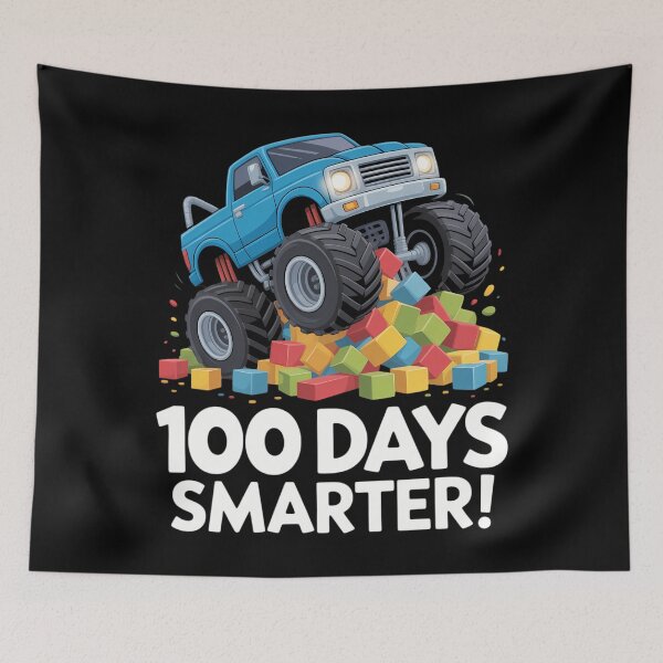 Item preview, 100 Days of School Monster Truck Day of School designed and sold by Sea4Adventures.