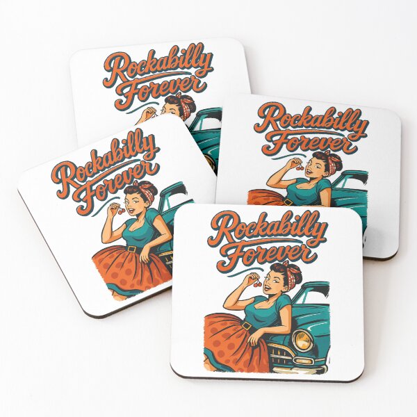 Item preview, Rockabilly forever cherries woman 50s gift designed and sold by Pineapple-Tree.