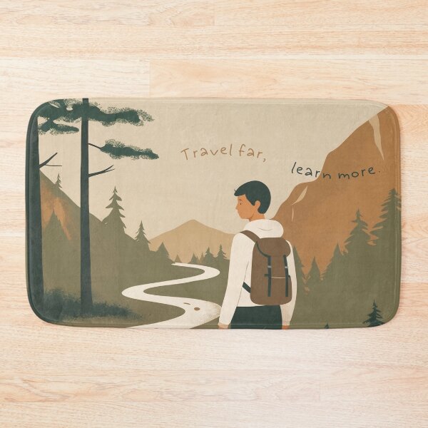 Item preview, Adventure Quote – Travel Far Learn More designed and sold by 0606PM.