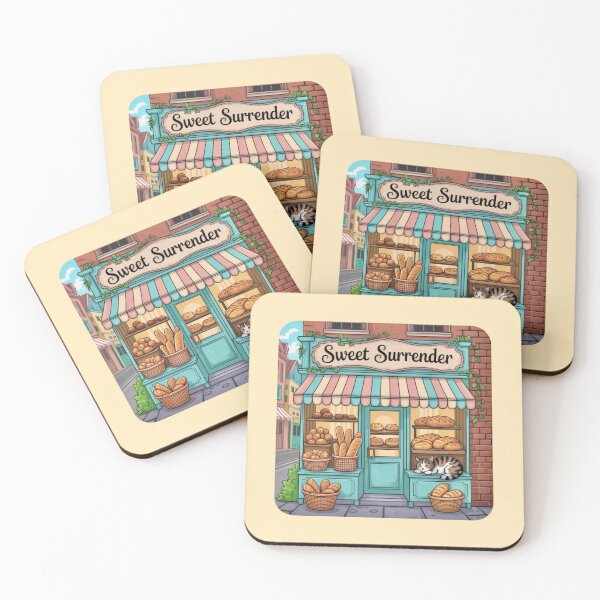 Item preview, Sweet Surrender Bakery - Cat & Fresh Breads designed and sold by Myra365Art.