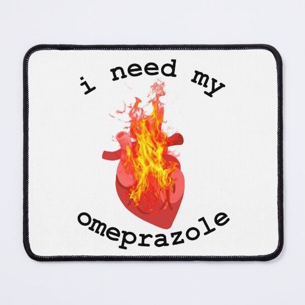 Item preview, I Need My Omeprazole - Black Lettering on White designed and sold by Kiwis-Colors.